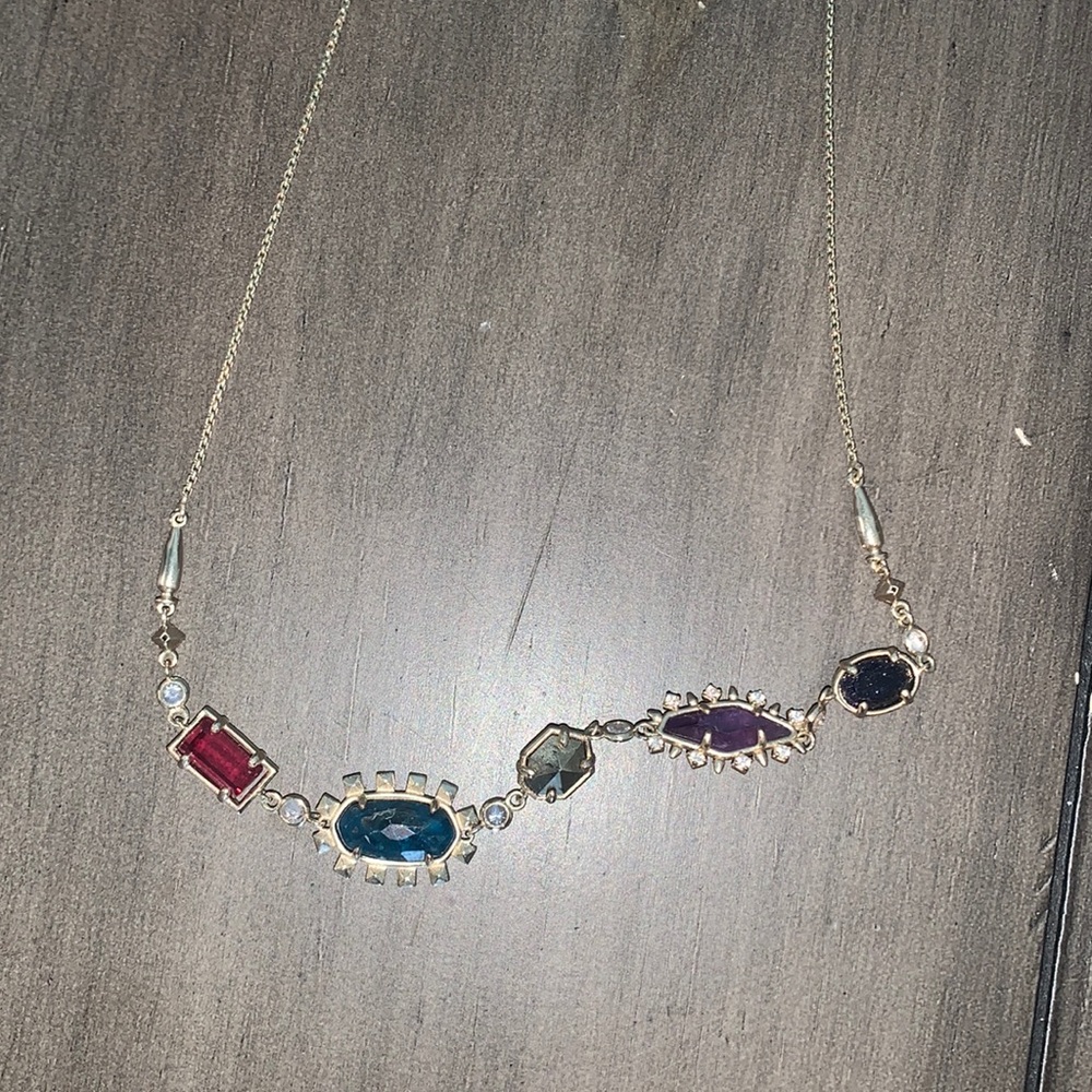 Kendra Scott adjustable Multicolor Gemstone Necklace